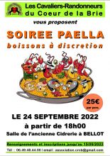 Soirée Paella - randonnée équestre